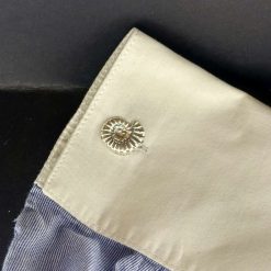 Handmade Sterling Silver Ammonite Cufflinks
