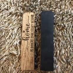 Doorstop, Door Stop, Door wedge, Wooden Doorstop, solid oak. Monster engraving. Perfect for any home door. Perfect gift and keepsake. 16