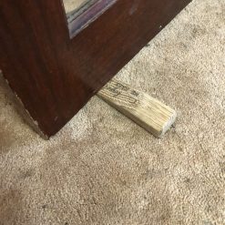Doorstop, Door Stop, Door wedge, Wooden Doorstop, solid oak. Monster engraving. Perfect for any home door. Perfect gift and keepsake. 15