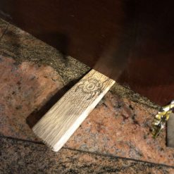 Doorstop, Door Stop, Door wedge, Wooden Doorstop, solid oak. Monster engraving. Perfect for any home door. Perfect gift and keepsake. 4