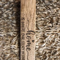 Doorstop, Door Stop, Door wedge, Wooden Doorstop, solid oak. Monster engraving. Perfect for any home door. Perfect gift and keepsake. 4