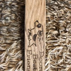 Doorstop, Door Stop, Door wedge, Wooden Doorstop, solid oak. Monster engraving. Perfect for any home door. Perfect gift and keepsake. 15