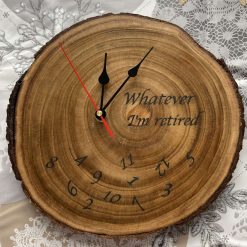 Wooden clock - retired