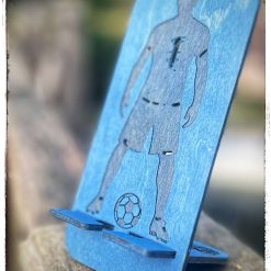 children's phone stand, kids tablet stand, flatpack, unique FOOTBALL design.