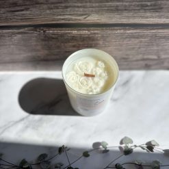 Coconut Wax Wood Wick Candle | Handmade Eco-Friendly Candle | Various Scents | Vegan | Long Burn | Home Fragrance Gift