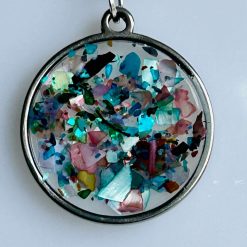 Pendant - Round 'Shell- Multi' 2