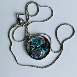 Pendant - Round 'Shell- Multi' 3