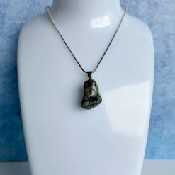 Pendant - Snowflake Obsidian Polished