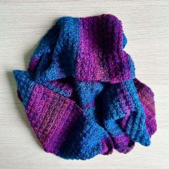 Scarf - Crochet Blue/Violet