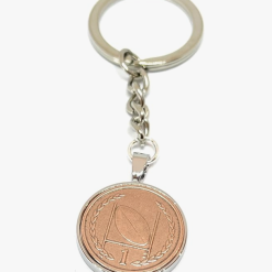 Rugby Gift, Rugby coin keyring Great gift idea for Rugby Player SLV