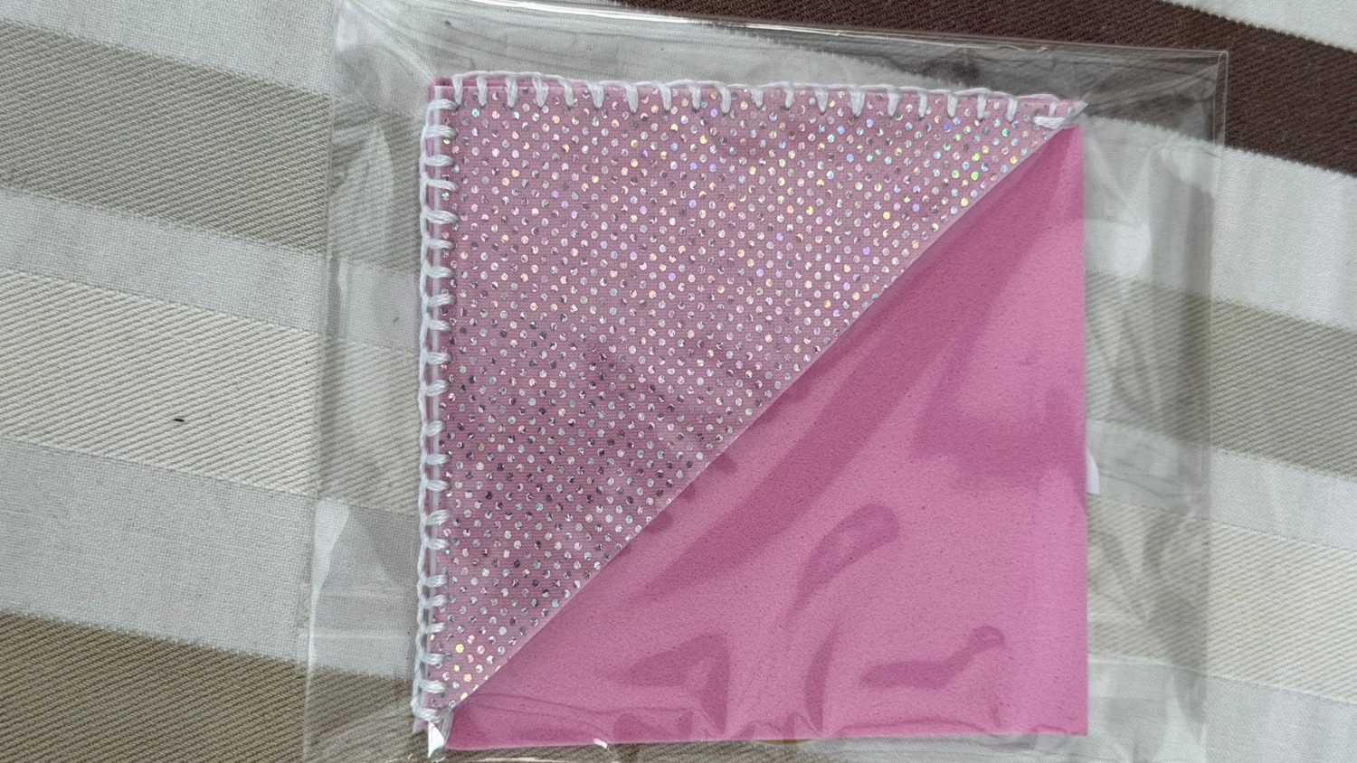 Square bookmark - sparkly pink Square bookmark - sparkly pink