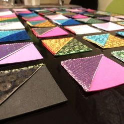Square bookmark - aqua green