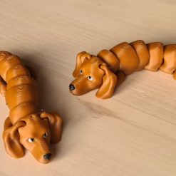 Keyring - Dachshund - Brown