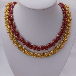S Design Pearl Necklace 1