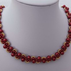 S Design Pearl Necklace 4