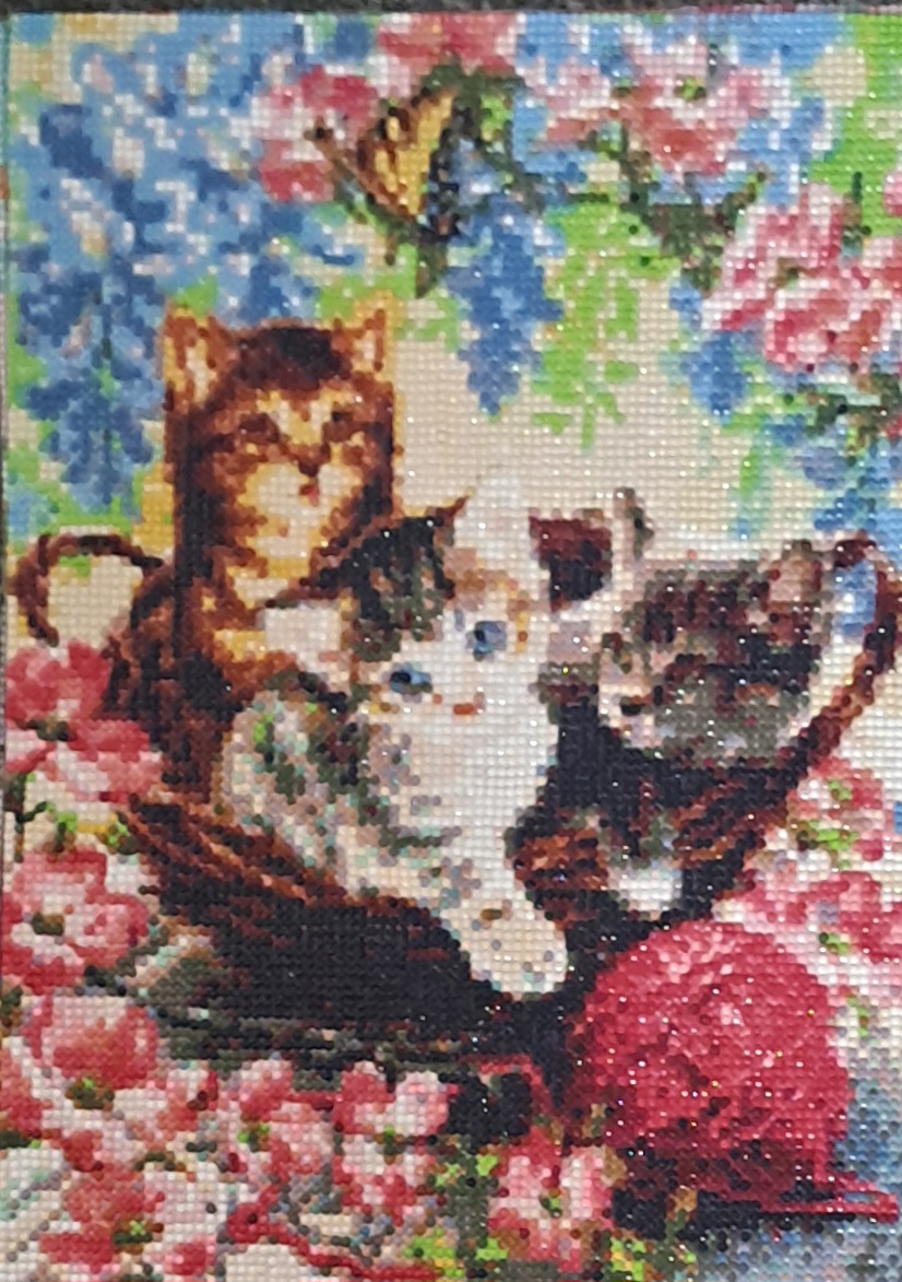 Diamond painted animal/ pet 25 by 35cm paintings Diamond painted animal/ pet 25 by 35cm paintings