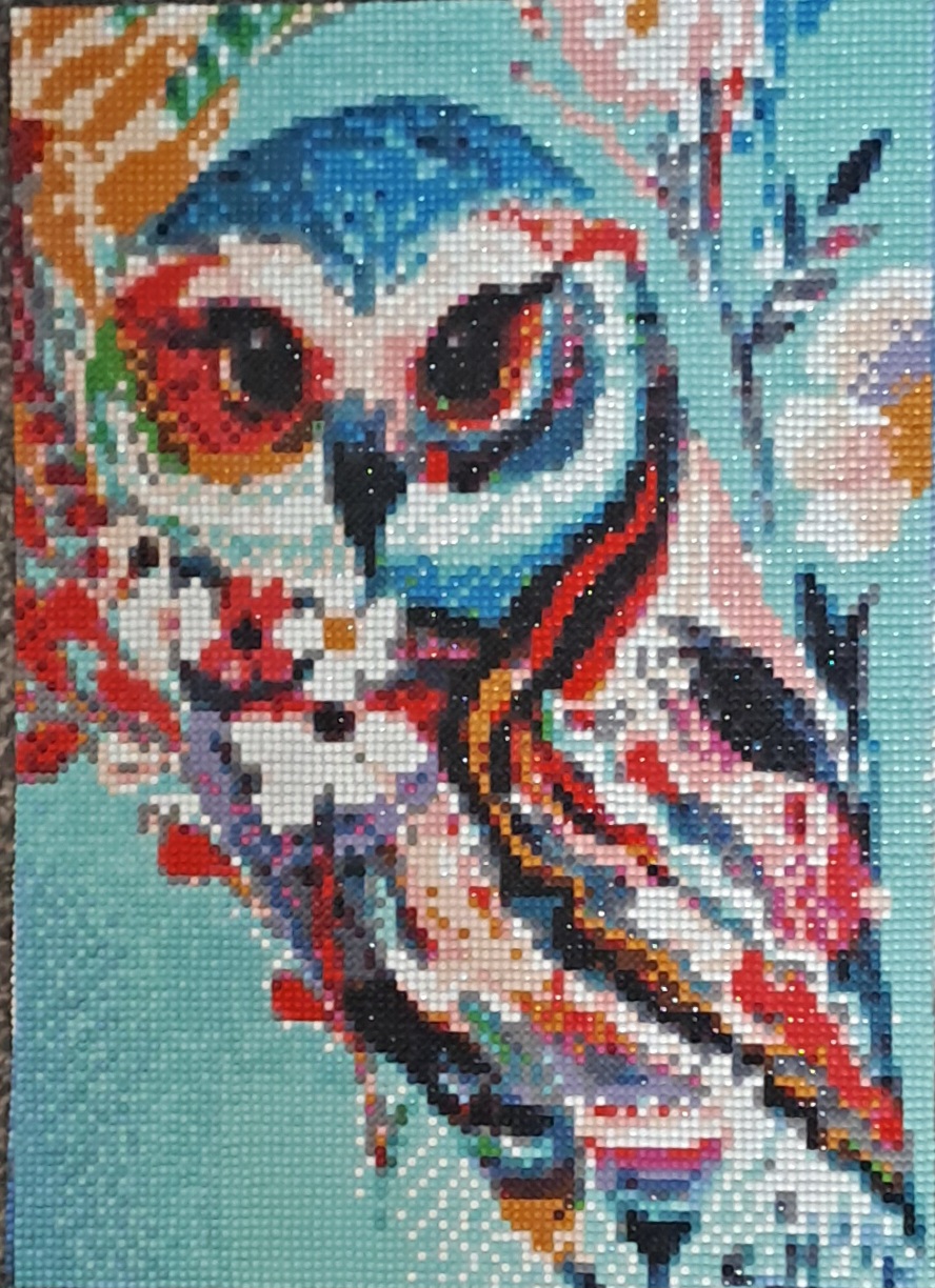 Diamond painted animal/ pet 25 by 35cm paintings Diamond painted animal/ pet 25 by 35cm paintings