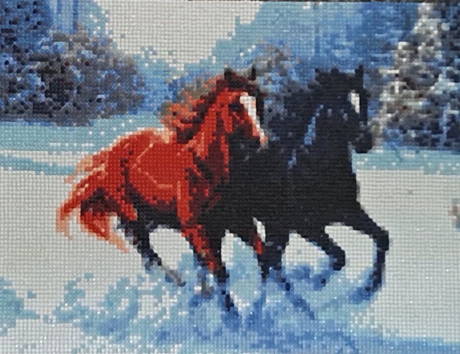Diamond painted animal/ pet 25 by 35cm paintings Diamond painted animal/ pet 25 by 35cm paintings