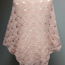 Crochet Angora-Style Triangle Shawl/Scarf