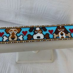 Dog Peyote Bracelet