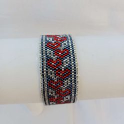 Hearts Peyote Bracelet