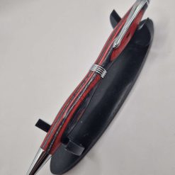 Black and red birch wood pen