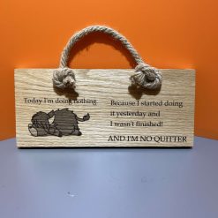 Oak Wall Plaque