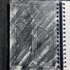 Handmade Gothic Skulls Hardback Notebook 1
