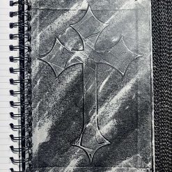Handmade Gothic Skulls Hardback Notebook 2