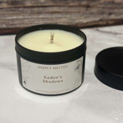 Fourth Wing Inspired Candle | Xaden’s Shadows Scented Coconut Wax Candle | Hand-Poured Vegan Gift | Luxury Fantasy Book Candle | Bookish