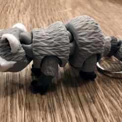 Adorable Articlaued Raccoon | Desk Toy | Keychain | Sensory | Fidget Toy | MMMini | MatMire 4
