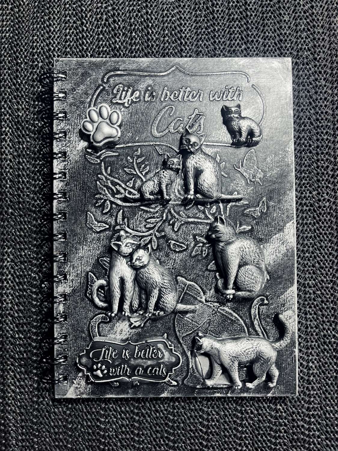 Handmade Cats Hardback Notebook (04) Handmade Cats Hardback Notebook (04)