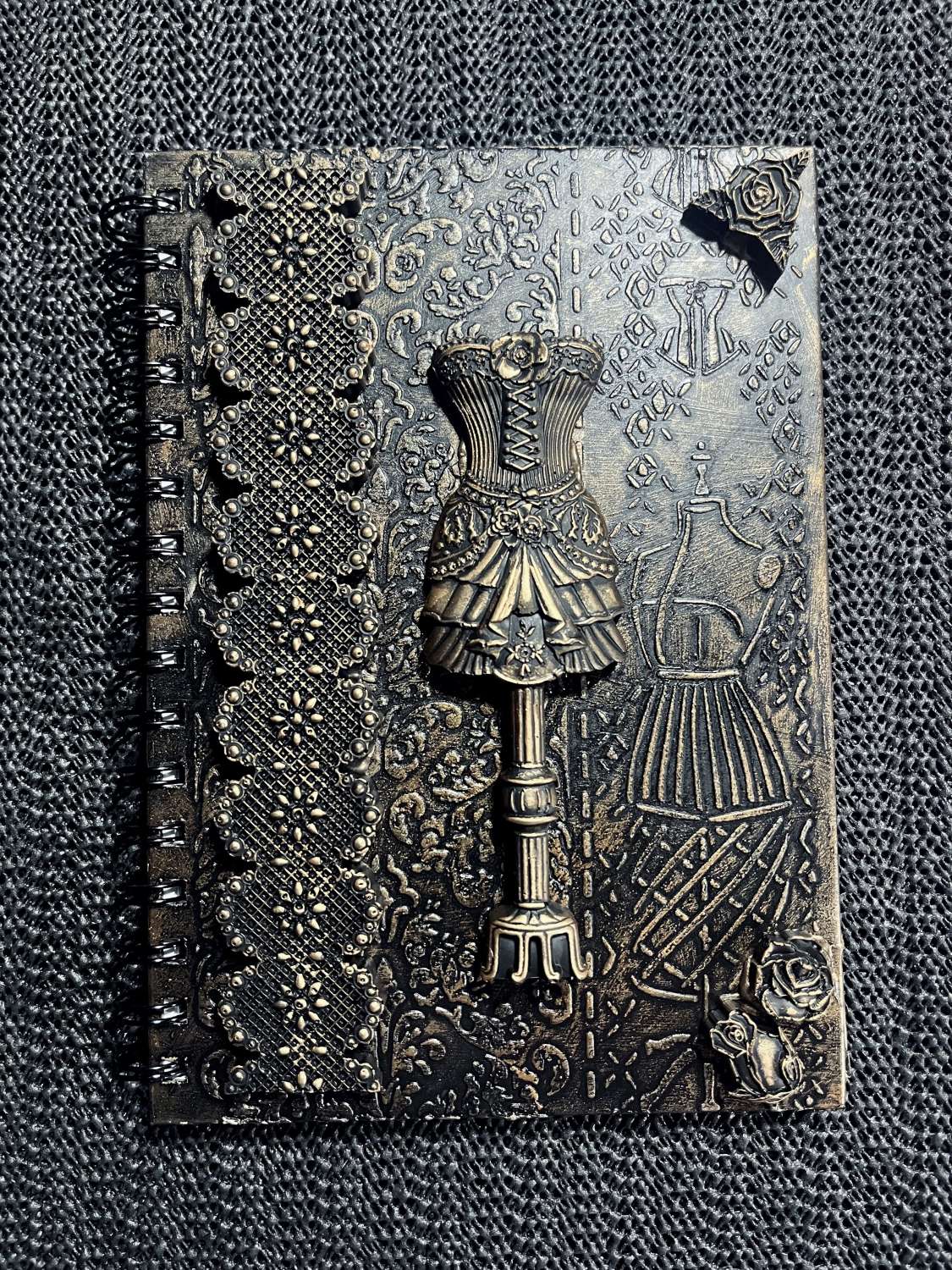 Handmade Corset Hardback Notebook (02) Handmade Corset Hardback Notebook (02)