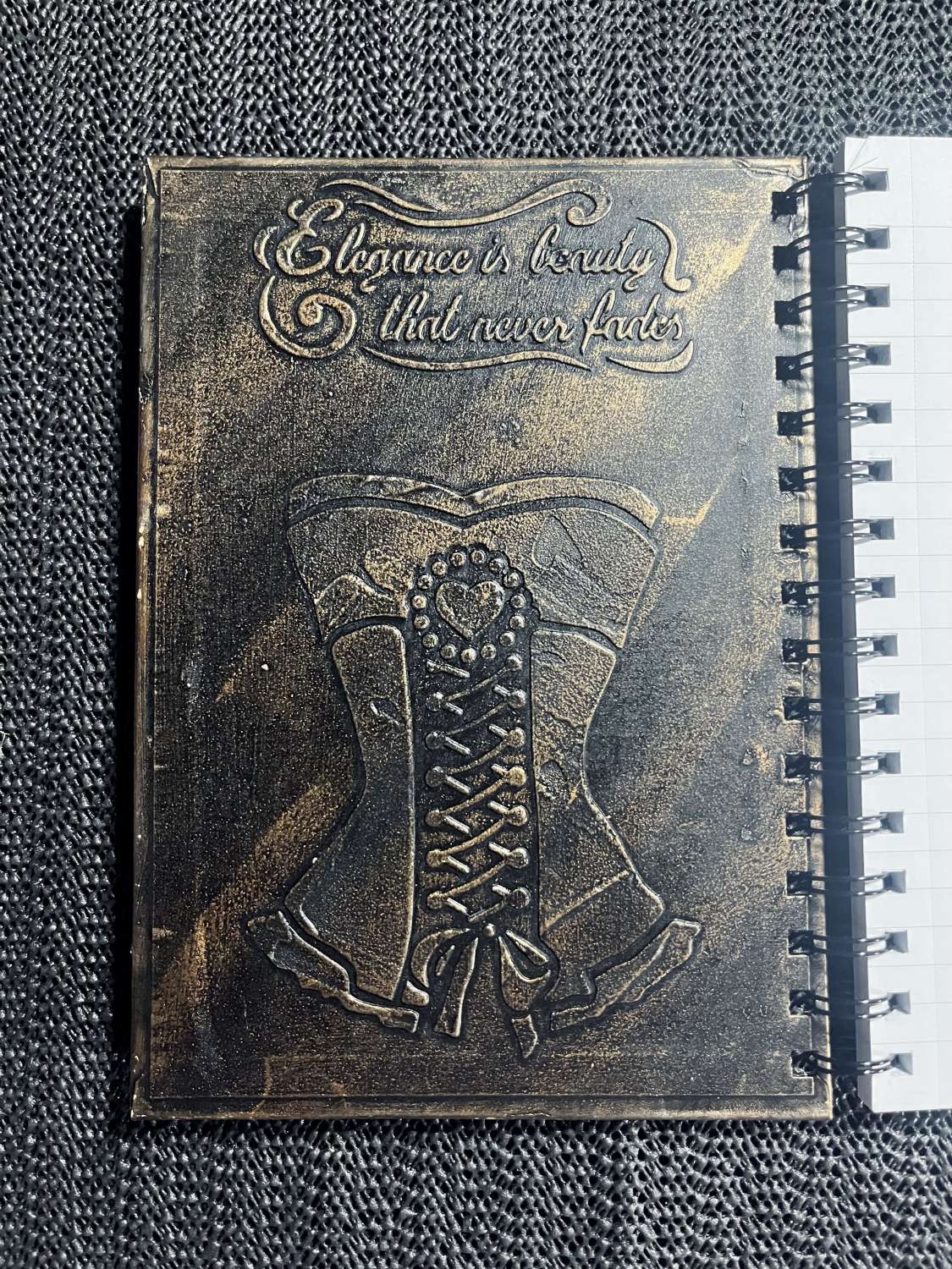 Handmade Corset Hardback Notebook (02) Handmade Corset Hardback Notebook (02)