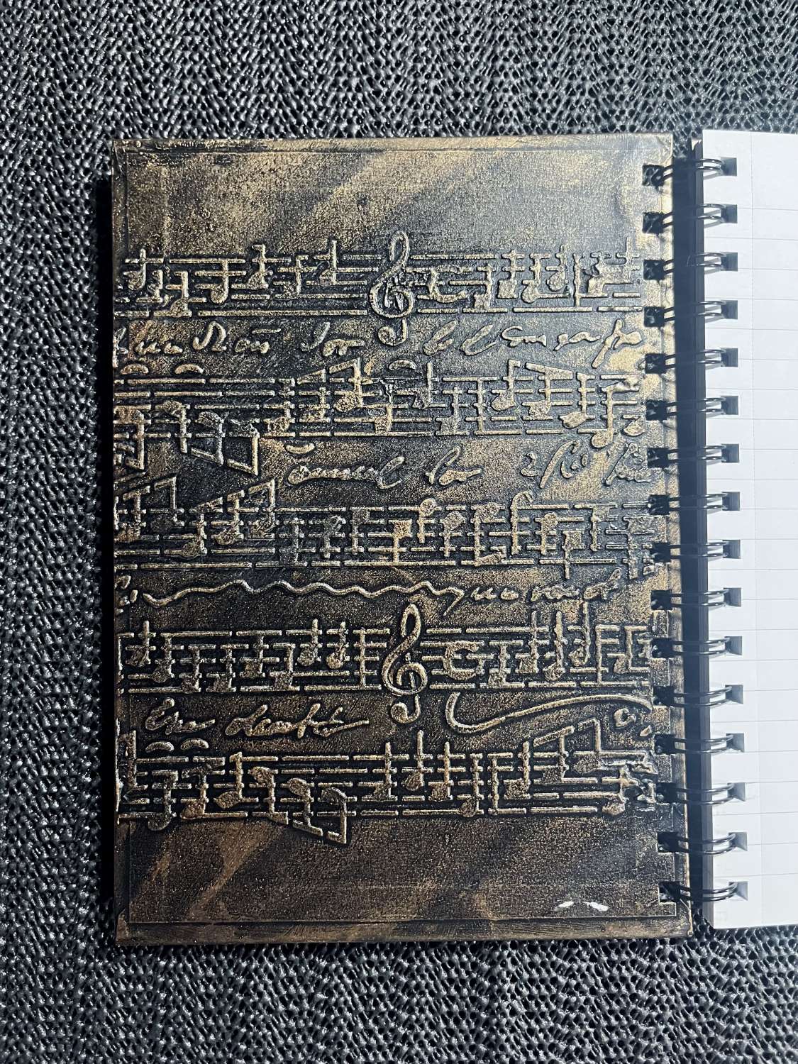 Handmade Music Hardback Notebook (01) Handmade Music Hardback Notebook (01)