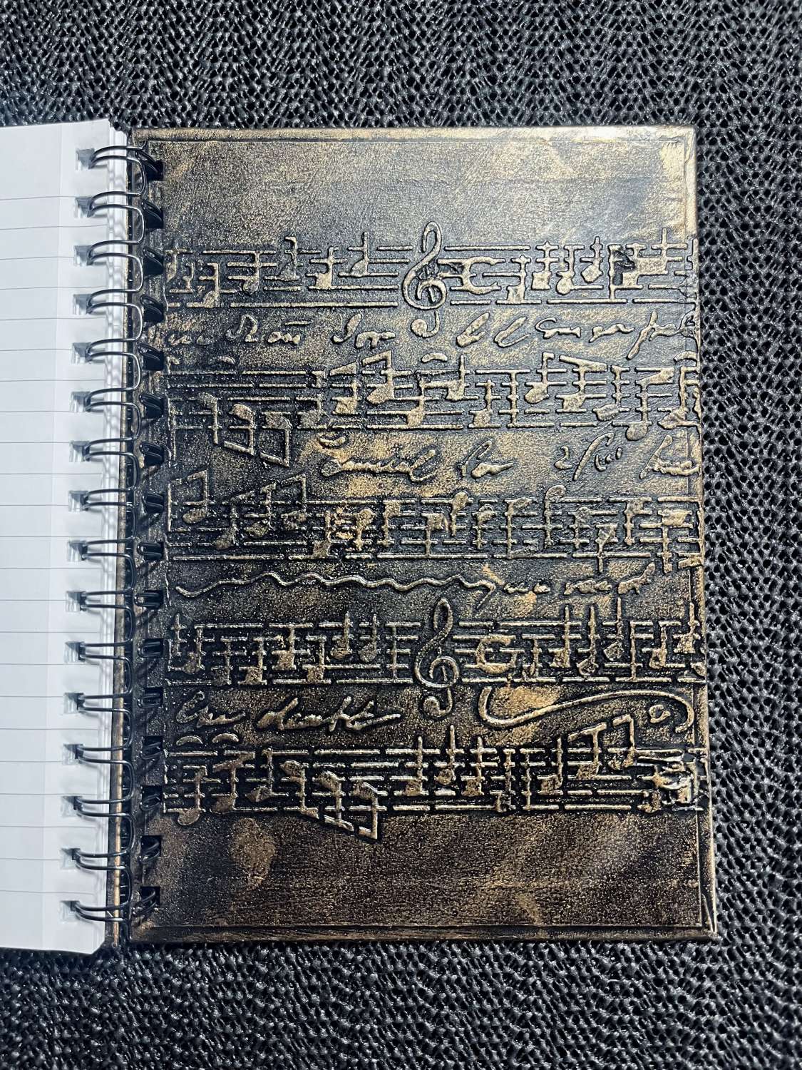 Handmade Music Hardback Notebook (01) Handmade Music Hardback Notebook (01)
