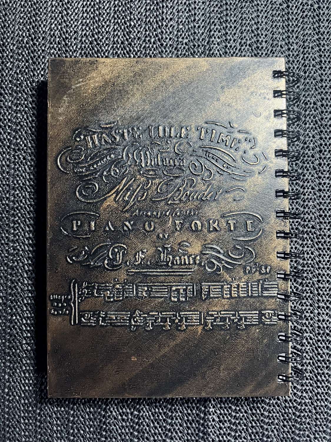 Handmade Music Hardback Notebook (01) Handmade Music Hardback Notebook (01)