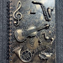 Handmade Music Hardback Notebook (02)