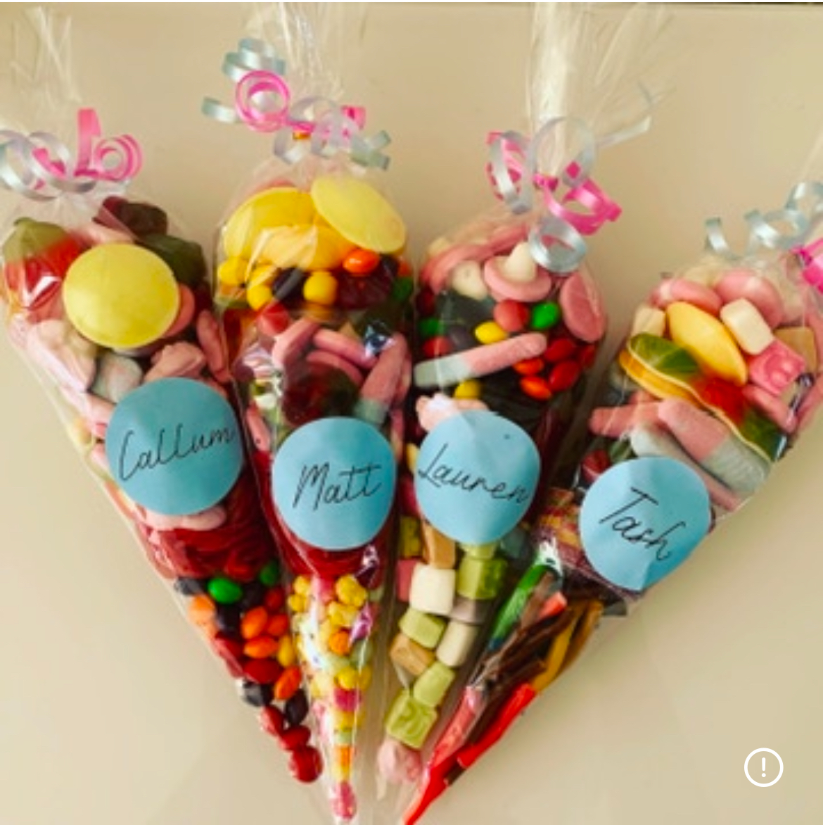 Themed party cones Themed party cones