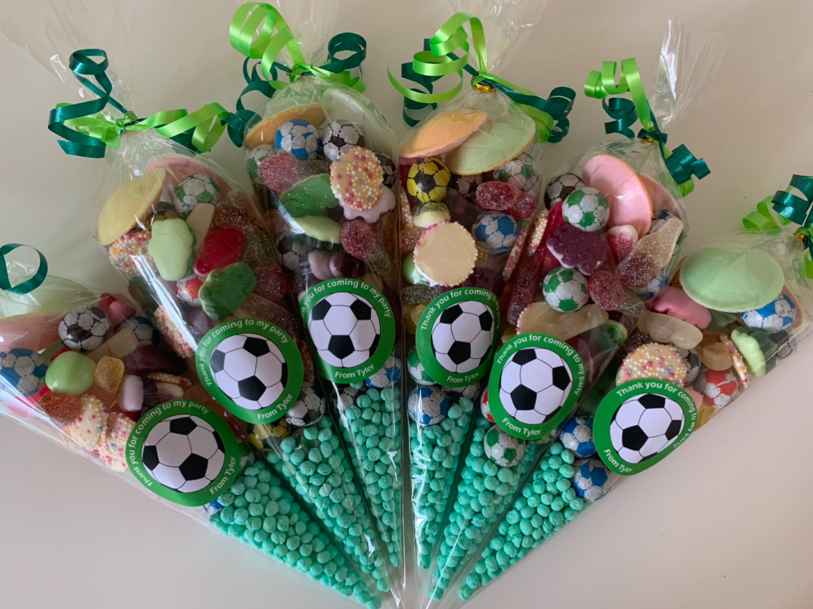 Themed party cones Themed party cones