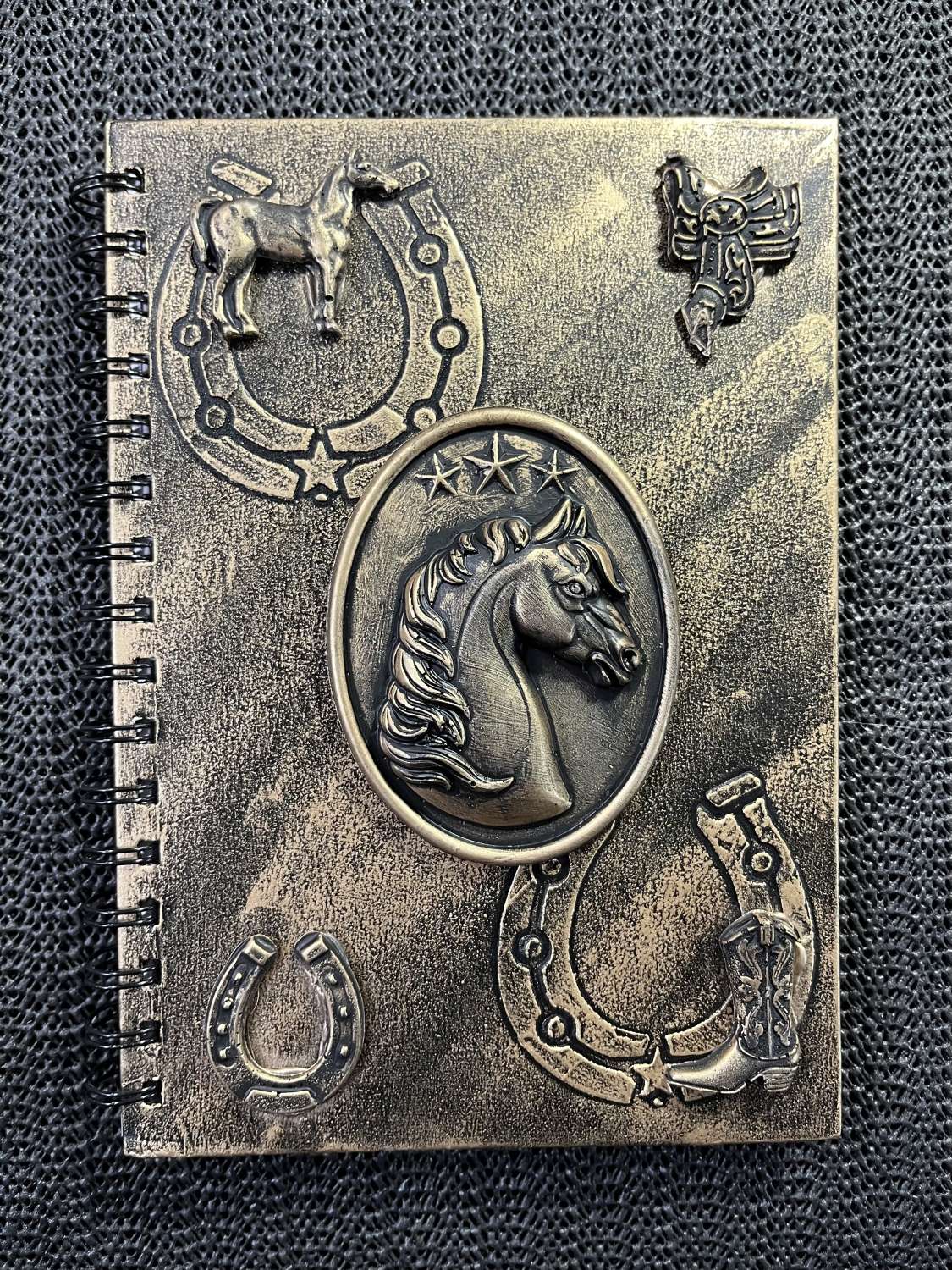 Handmade Western Hardback Notebook Handmade Western Hardback Notebook