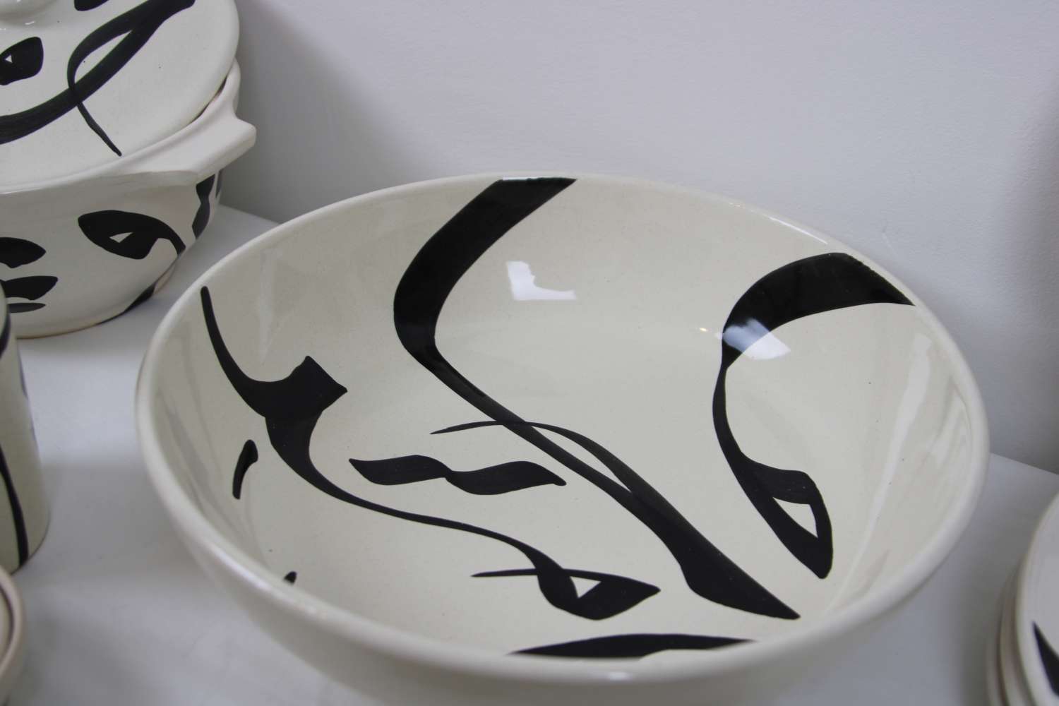 Handcrafted Stoneware Dinner Set – 35 Pieces – Amazigh Collection Handcrafted Stoneware Dinner Set – 35 Pieces – Amazigh Collection