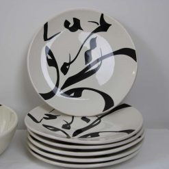 ARABICA 30-Piece Handmade Stoneware Dinner Set – For 6, Microwave & Dishwasher Safe 5 ARABICA 30-Piece Handmade Stoneware Dinner Set – For 6, Microwave & Dishwasher Safe 5