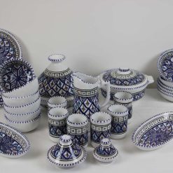 35-Piece Handmade Stoneware Dinner Set – Liweza Collection 12 35-Piece Handmade Stoneware Dinner Set – Liweza Collection 12