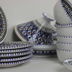 35-Piece Handmade Stoneware Dinner Set – Liweza Collection 8 35-Piece Handmade Stoneware Dinner Set – Liweza Collection 8