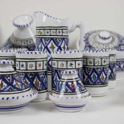35-Piece Handmade Stoneware Dinner Set – Liweza Collection 6 35-Piece Handmade Stoneware Dinner Set – Liweza Collection 6