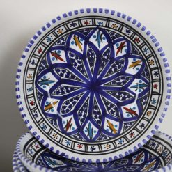 Handcrafted Stoneware Dinner Set – 35 Pieces – Amazigh Collection