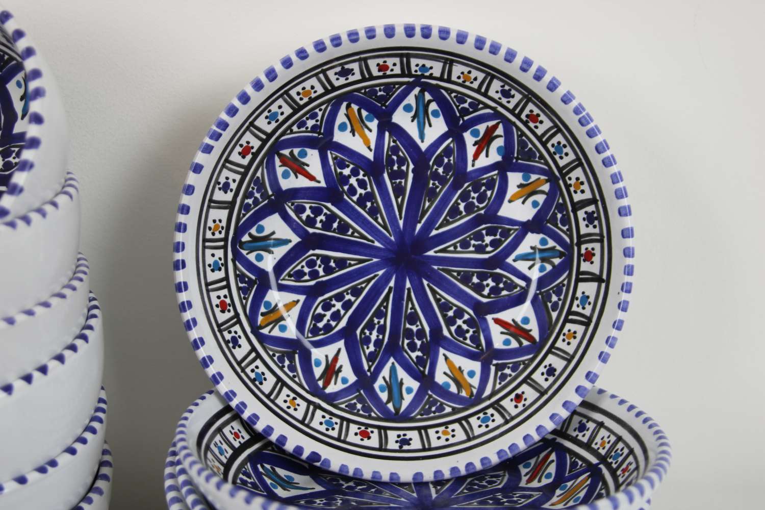 Handcrafted Stoneware Dinner Set – 35 Pieces – Amazigh Collection Handcrafted Stoneware Dinner Set – 35 Pieces – Amazigh Collection