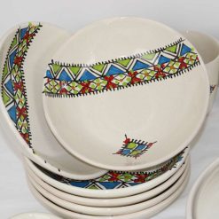 24 piece Dinner Set Stoneware Ceramics Handmade Margoum 7 24 piece Dinner Set Stoneware Ceramics Handmade Margoum 7