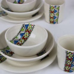 24 piece Dinner Set Stoneware Ceramics Handmade Margoum 6 24 piece Dinner Set Stoneware Ceramics Handmade Margoum 6